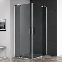 Душевой уголок Cezares Slider A 2 80/90 Grigio Cr профиль хром, стекло серое