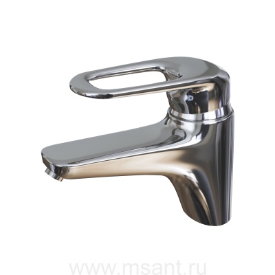 Смеситель для раковины 40k MIXLINE ML05-04 с/отв п/гайку (без подводки)