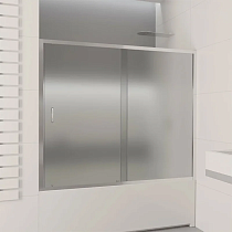 Шторка на ванну RGW Screens SC-43 180х150, профиль хром, стекло матовое