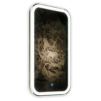 Зеркало AZARIO Мальта 400х700 LED-подсветка с диммером, сенсорный выключатель