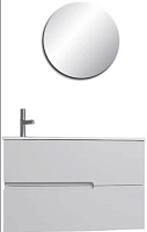 Мебель для ванной Jacob Delafon Nona 80 L глянцевый белый