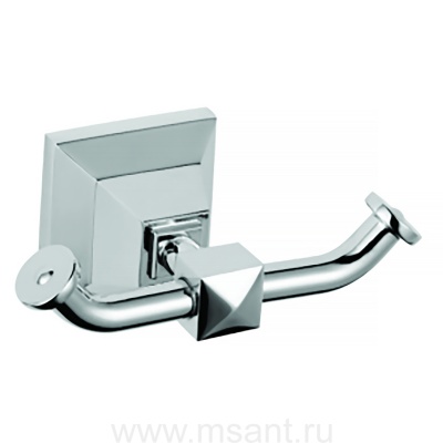 Крючок двойной AZARIO ALTRE хром (AZ96005A)