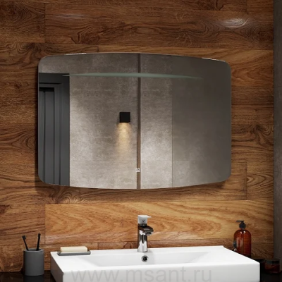 Зеркало Art&Max Gina 100х70 с подсветкой