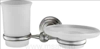 Стакан Wasserkraft Ammer K-7026 с мыльницей