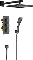 Душевой комплект Timo Tetra-ThermoSX-0179/03SM черный, С ВНУТРЕНН…