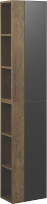Шкаф-пенал AQUATON Терра дуб кантри/антрацит