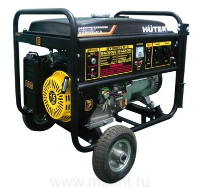 Бензиновый генератор HUTER DY8000LX-3