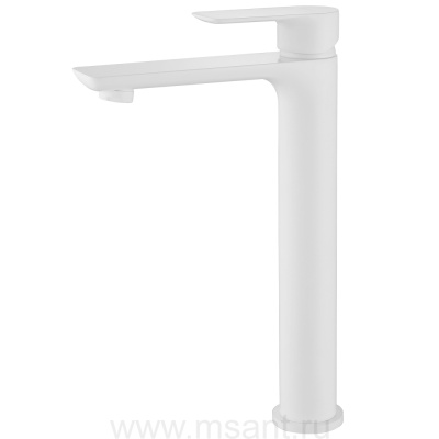 Смеситель ABBER Weiss Insel AF8011FW для раковины, белый матовый