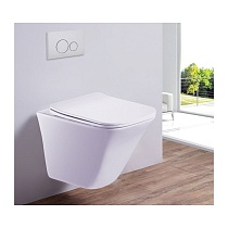 Унитаз подвесной LUCHENA-C (White). Размер: 500x340x405.