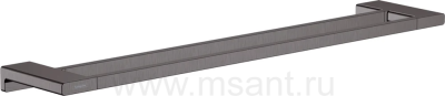 Полотенцедержатель Hansgrohe AddStoris 41743340 шлифованный черный хром