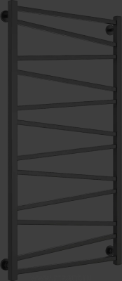 Полотенцесушитель водяной Сунержа Сирокко 120х60, черный матовый