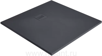 Поддон для душа Radaway Kyntos C 90x90, antracite