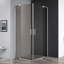 Душевой уголок Cezares Slider AH 2 70/80-80/90 BR Cr профиль хром, стекло бронза