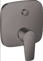 Смеситель Hansgrohe Talis E 71474340 для ванны с душем, шлифованный черный хром