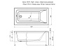 Акриловая ванна Aquanet Bright 145x70 (с каркасом)