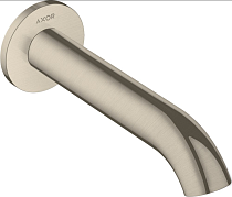 Излив Axor Uno 38411820 для ванны, шлифованный никель