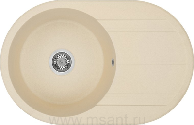 Мойка кухонная AQUATON Амира шампань