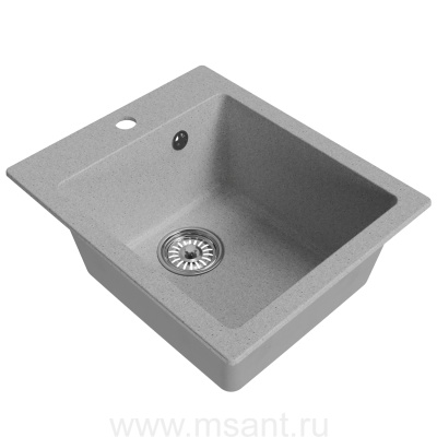 Мойкa MIXLINE ML-GM14 серая (310), 420*500*190мм