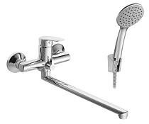 Смеситель Santek Марион для ванны-душа длинный излив, с аксессуарами, хром WH5A12006C001