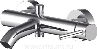 Смеситель Aquanet Minima AF130-20C для ванны с душем