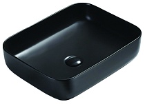 Раковина Azario накладная 500х390х130 цвет черный матовый