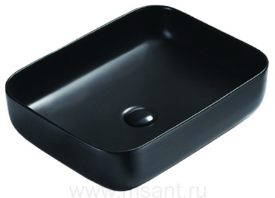 Раковина Azario накладная 500х390х130 цвет черный матовый