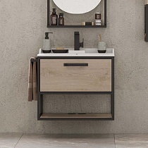 Тумба для комплекта AQUATON Лофт Фабрик 65 дуб эндгрейн