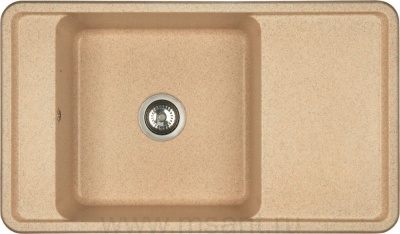 Мойка кухонная AQUATON Беллис 87 песочная