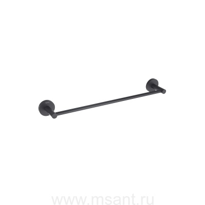 Полотенцедержатель 450 мм Aquatek, матовый черный AQ4120MB ЕВРОПА