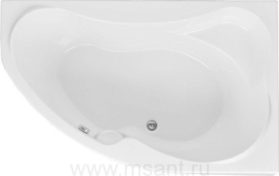 Акриловая ванна Aquanet Capri 160x100 R (с каркасом)