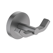 AQ4602BGM БЕТТА крючок двойной, шлиф. черный хром