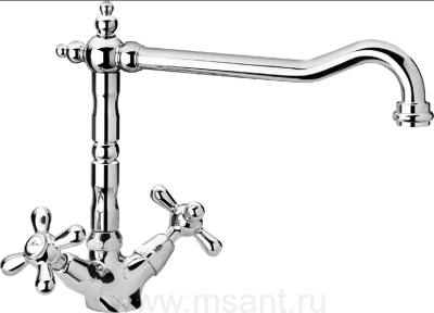 Смеситель Paini Monaco 08CR570BLMKM для кухонной мойки