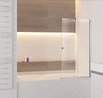 Шторка на ванну RGW Screens SC-46 100х150, профиль хром