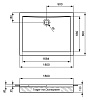 Поддон для душа Ideal Standard Ultra Flat 180x80