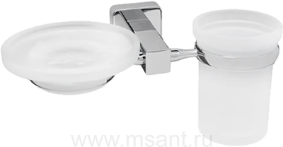 Стакан Wasserkraft Lippe K-6526 с мыльницей