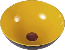 Раковина Melana MLN-T4004-B1+B6 сине-желтая