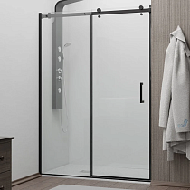 Душевая дверь в нишу RGW Tornado TO-14 1500x1950, профиль черный