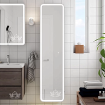 Шкаф-пенал Art&Max Platino 40, зеркальный