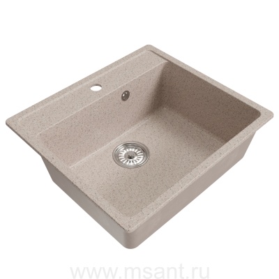 Мойкa MIXLINE ML-GM15 песочная (302), 560*500*180мм