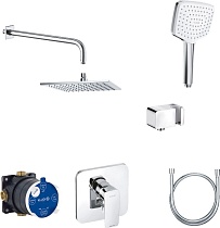 Душевой комплект Kludi Pure&Style 406300575 С ВНУТРЕННЕЙ ЧАСТЬЮ
