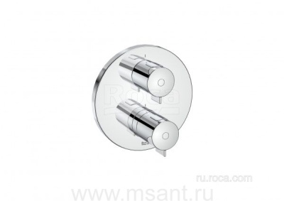 Смеситель Roca без излива T-500 для ванны-душа, термостатический, 5A2K18C00
