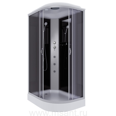 Душевая кабина Niagara Classic NG-3512-14LG (120х80х215) низкий поддон(13см),стекло тонированное 