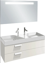 Мебель для ванной Jacob Delafon Rythmik 120 2 ящика белая