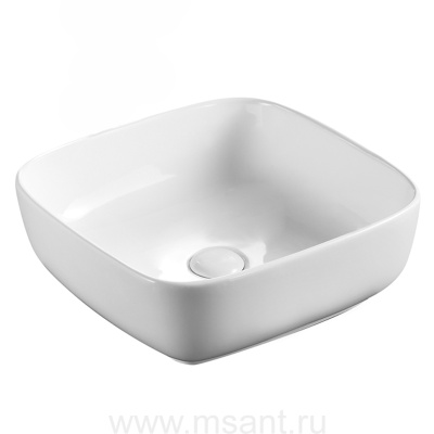 Раковина Azario 40х40х14 накладная, белая