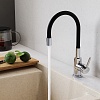 Смеситель Santek Тесио для кухни, гибкий излив, хром, WH5A44012C001