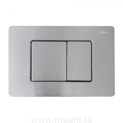 Кнопка смыва ABBER AC0120MCH матовый хром