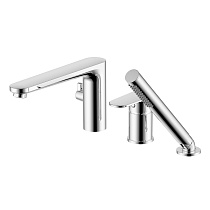 Смеситель Aquatek AQ1848CR НИКА на борт ванны на 3 отв.