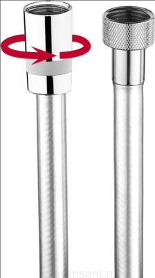 Душевой шланг Bossini Cromolux A00167D 175 см, хром