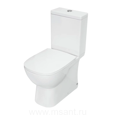 Унитаз-компакт SANITA LUXE Quadro Slim Белый S1