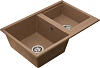 Мойка кухонная AQUATON Делия 78 DBL терракотовая